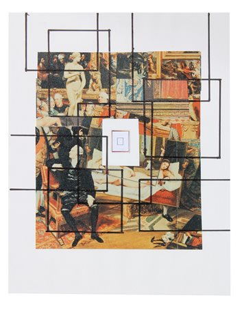Giulio PAOLINI (Genova 1940 ) Senza titolo 1996 inchiostro e collage su carta...