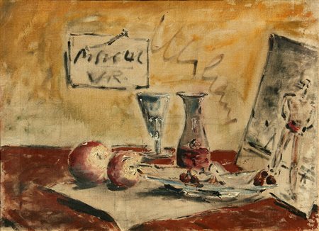 Filippo DE PISIS (Ferrara 1896-05-11 Milano 1956-04-02) Natura morta 1942...