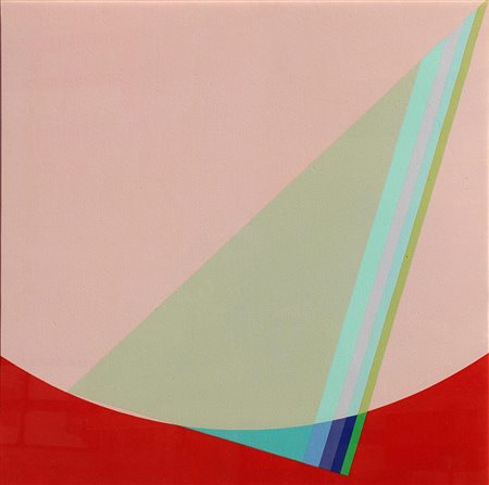 Eugenio CARMI (Genova 1920-02-17 Lugano, 2016 ) Triangolo 1986 acrilico su...