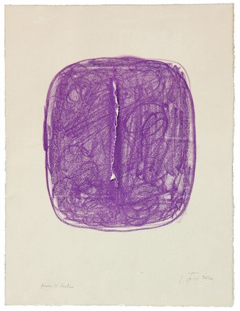Lucio FONTANA (Rosario Santa Fè 1899-02-19 Varese 1968-11-06) Concetto...