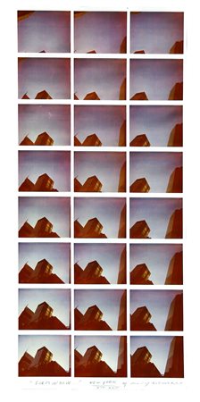 Maurizio GALIMBERTI (Meda 1956-01-01 ) Form in blue 2010 mosaico di polaroid...