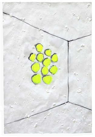 Pino PINELLI (Catania 1938-10-01 ) Senza titolo 1997 tecnica mista su carta...