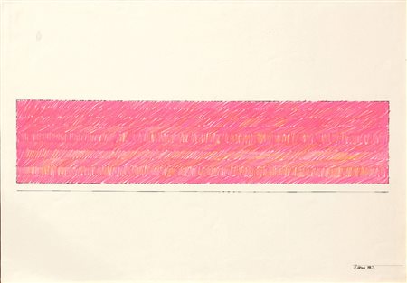 Claudio VERNA (Guardiagrele (Ch) 1937-09-24 ) Senza titolo 1972 pastello su...