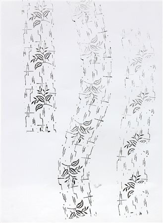 Renato MAMBOR (Roma 1936-12-04 Roma 2014-12-06) Rulli 2000 inchiostro su...