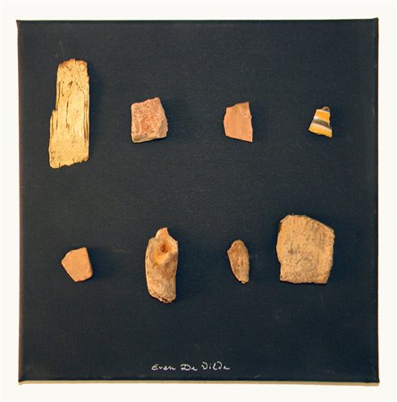 Evan DE VILDE (1973 ) Piccola collezione 2000 tecnica mista su tela cm. 28 x...