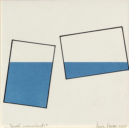 Grazia VARISCO (Milano, 1937 ) Quadri comunicanti 2008 tecnica mista su...