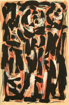 Piero DORAZIO (Roma 1927-07-29 Perugia 2005-05-17) Senza titolo 1957 tempera...