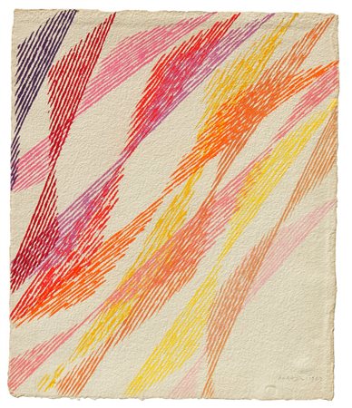 Piero DORAZIO (Roma 1927-07-29 Perugia 2005-05-17) Bianco 1989 tempera su...