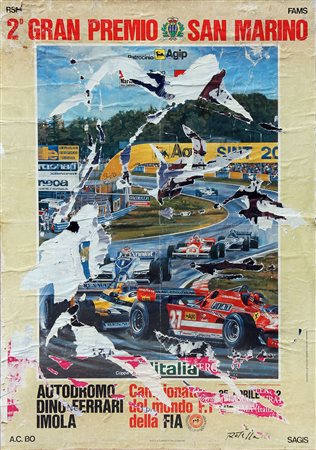 Mimmo ROTELLA (Catanzaro 1918-10-07 Milano 2006-01-08) 2° Gran Premio di San...