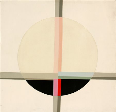 Eugenio CARMI (Genova 1920-02-17 Lugano, 2016 ) Incrocio 1988 acrilico su...