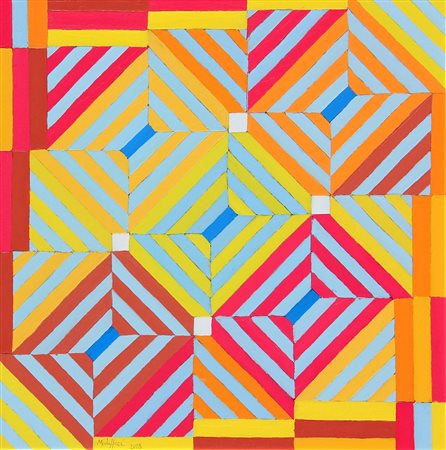 Leone MODAFFERI (Palizzi 1955 ) Senza titolo 2018 olio su tavola cm. 50 x...