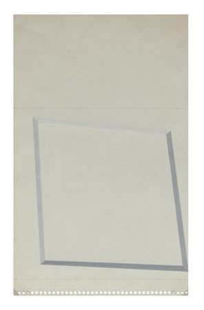 DADAMAINO (Milano 1930 Milano 2004 ) Spazio prospettico deformato 1975 china...