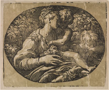 Antonio Da Trento [attibuito a] LA VERGINE CON IL BAMBINO E SAN GIOVANNINO...