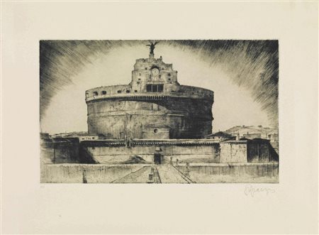 Sepp Frank ITALIENISCHE REISE. 1921 Serie completa di 12 acqueforti e un...