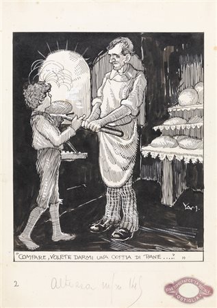 Yambo pseud. di Enrico dè Conti Novelli da Bertinoro COMPARE, VOLETE DARMI...