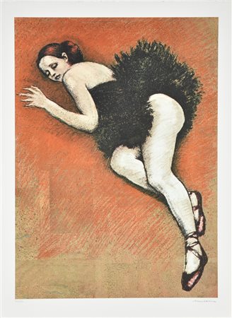 Francesco Messina Senza titolo litografia su carta Fabriano, cm 70x50...