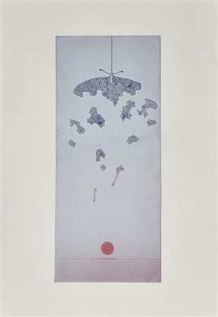 Francesco Casorati Senza tiolo litografia su carta, cm 70x50 esemplare 19 su...