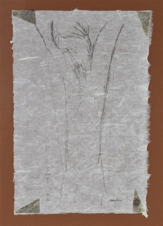 Amedeo Modigliani Crocifisso, 1914/15 litografia su carta di riso, cm 46x31...