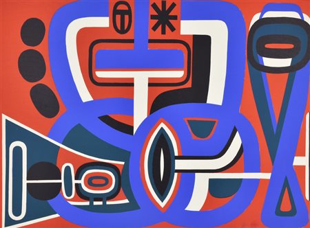 Jean Dewasne Senza titolo litografia su carta, cm 48x65 esemplare E.A. sul...