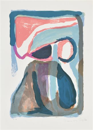 Bram Van Velde Senza titolo litografia su carta, cm 67x48 esemplare E.A. sul...