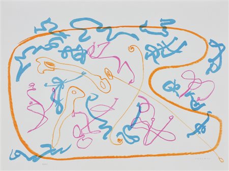 Giulio Turcato Frammenti litografia su carta, cm 45x60 esemplare 60 di 100...