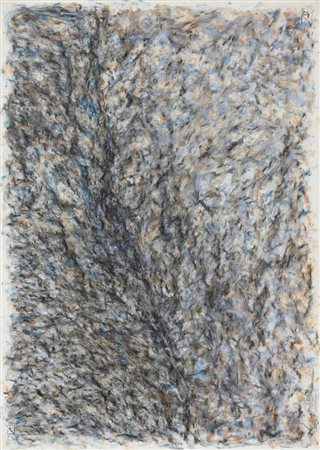 Antonio Corpora SENZA TITOLO tecnica mista su carta, cm 70x50 sul fronte:...