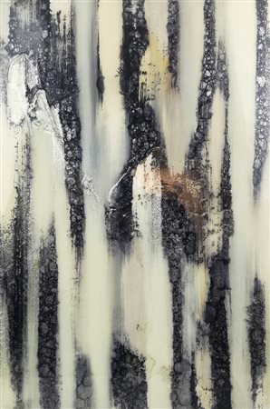 Roberto Besana Dissolvenza 112 tecnica mista e resina su tavola cm 60x40...