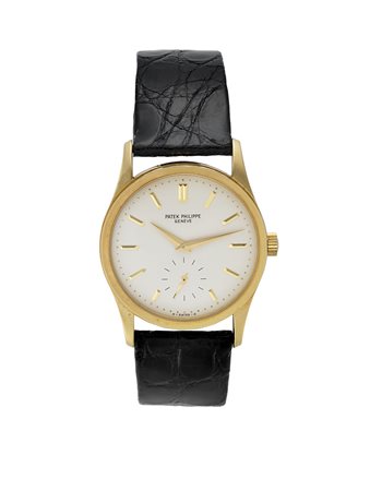 PATEK PHILIPPE, CALATRAVAOrologio da polso da uomo in oro 18KAnni...