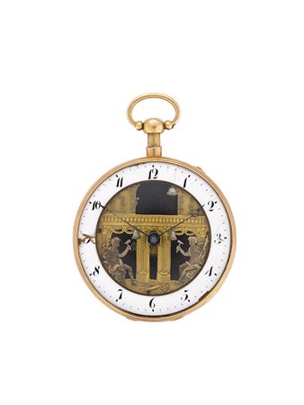 BERTHOUDOrologio da tasca da uomo in oro 18KEpoca inizio secolo...