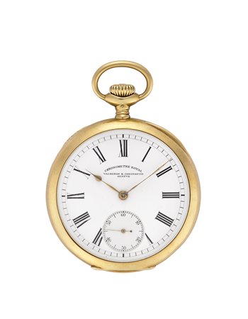 VACHERON & CONSTANTINOrologio da tasca da uomo in oro 18KEpoca inizio secolo...