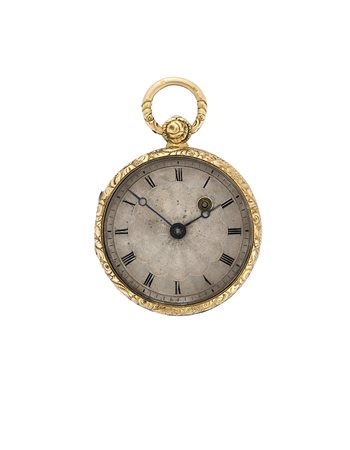 VACHERON & CONSTANTINOrologio da tasca da uomo in oro 18K decorato con...