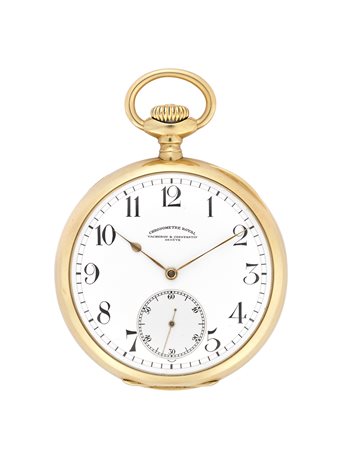 VACHERON & CONSTANTINOrologio da tasca da uomo in oro 18KEpoca inizio secolo...