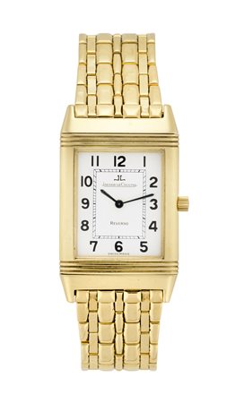 JAEGER LECOULTRE, REVERSOOrologio da polso da uomo in oro 18K con...