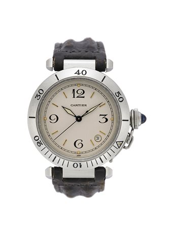 CARTIER PASHAOrologio da polso da donna in acciaioAnni '90Quadrante,...