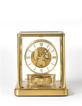 JAEGER LECOULTRE ATMOSOrologio da appoggio in ottone e cristalloAnni...