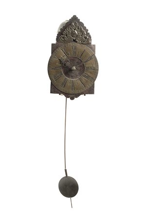 ANONIMO Orologio a lanterna in ferro e ottoneEpoca secolo XVIIIMovimento con...