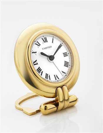 CARTIEROrologio da viaggio in metalloAnni '90/2000Quadrante e cassa...