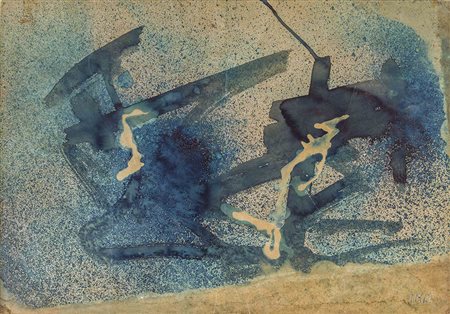 TOSHIMITSU IMAI (1928 - 2002) Senza titolo Tecnica mista su carta Fabriano...