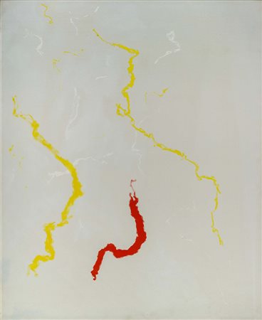 VALENTINO VAGO (1931 - 2018) M. 206 1969 Olio su tela 100 x 81 cm Firma e...