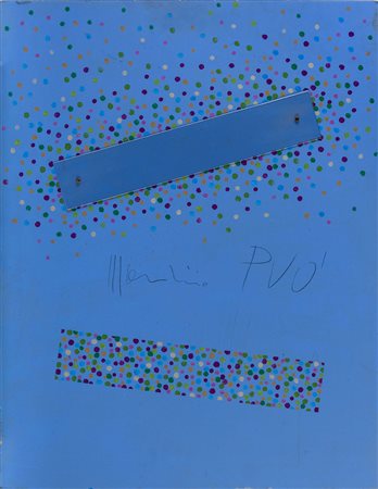 ALDO MONDINO (1938 - 2005) Mondino può, Anni ‘60 Tecnica mista su tavola...