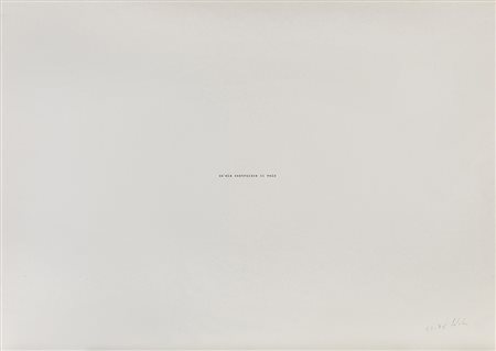 PIERPAOLO CALZOLARI (1943) Senza titolo, 1975 Cartella contenente sette opere...