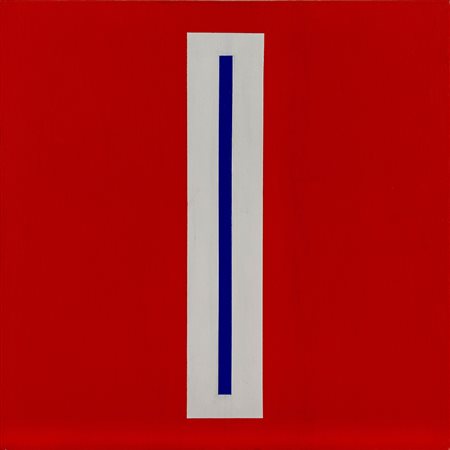 RADOMIR DAMNJANOVIC DAMNJAN (1935) Tensija 1968 Acrilico su tela 60 x 60 cm...