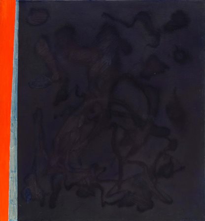 GIULIO TURCATO (1912 - 1995) Quasi subacqueo 1970 Olio e tecnica mista su...