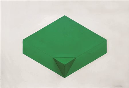 Firmato. RODOLFO ARICO (1930 – 2002) - " Scatola, angolo verde ", 1968,...