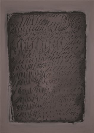 Firmato. AGOSTINO FERRARI (1938) - Senza titolo, 1963, Tecnica mista su...