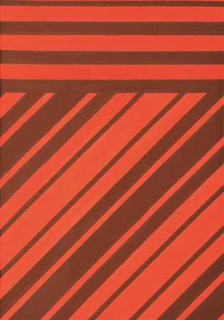 ROCCO BORELLA (1920 – 1994) - " Guard - rail ", 1970, Acrilico e collage su...