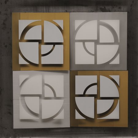 Firmato. GIOVANNI CAMPUS (1929) - " Struttura modulare continua ", 1972, Seri...