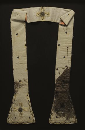 Firmato. HERMANN NITSCH (1938) - Senza titolo, anni 80, Tecnica mista su...