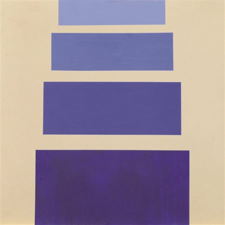 Firmato, datato. DADAMAINO (1935 – 2004) - Senza titolo, 1977, Tempera su...