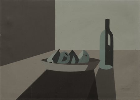 Firmato, datato. GIANCARLO ZEN (1929) - Senza titolo, 1952, Olio su tela, cm....